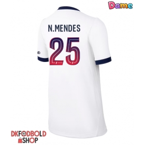 Paris Saint-Germain Nuno Mendes #25 Udebanetrøje Dame 2026-27 Kort ærmer